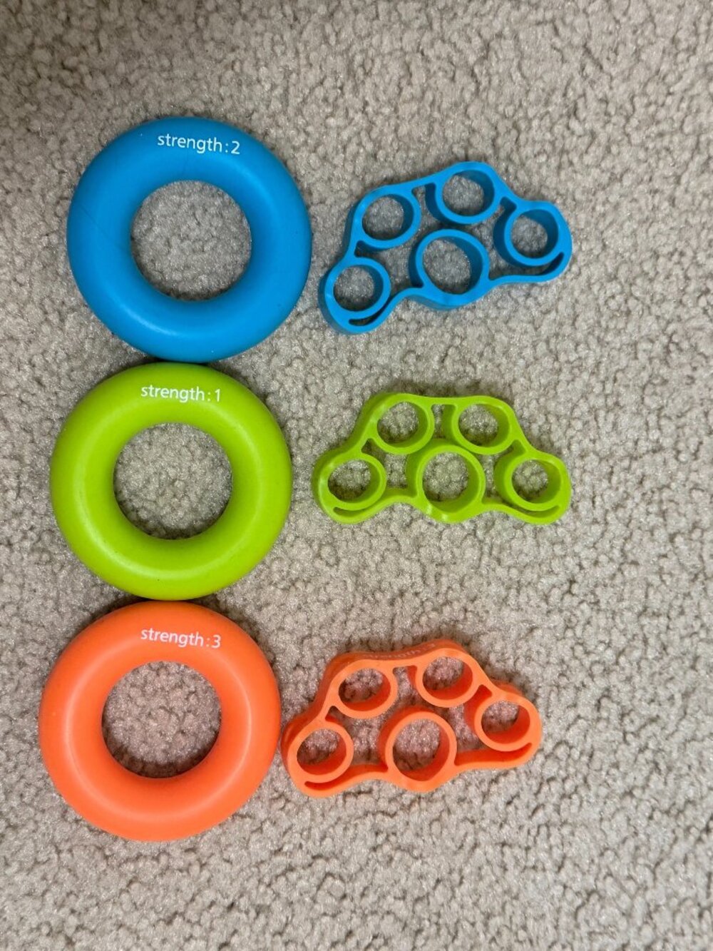 💪 Hand Grip Strengthener Set — 6 Piece Complete Kit 🖐️✨